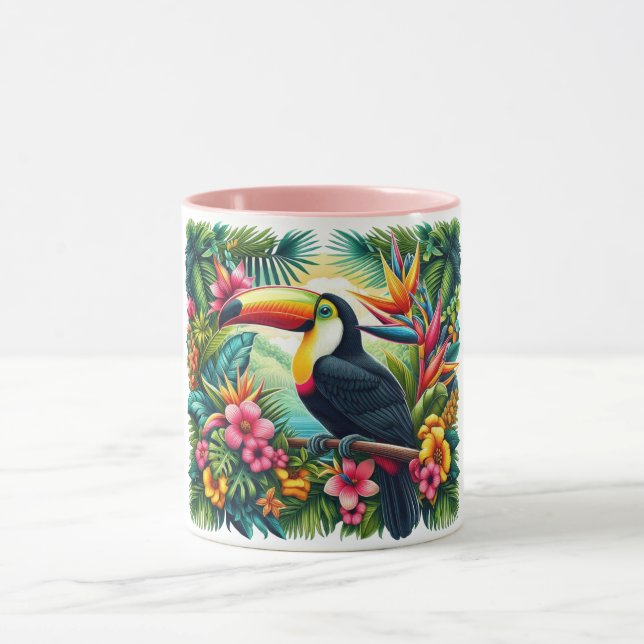 Tropical/Jungle Toucan bird  Brazil Mug (Center)
