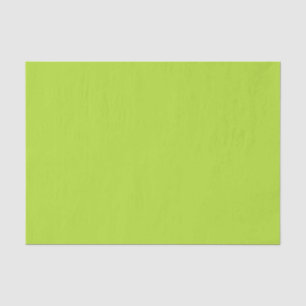 Tropical Kelp Bright Lime Citron Neon Green Solid Tissue Paper