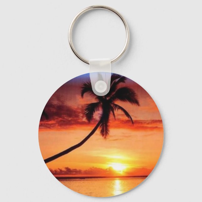 Tropical Key Ring (Front)
