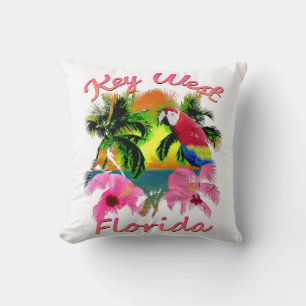 Tropical Key West Florida Keys Cushion