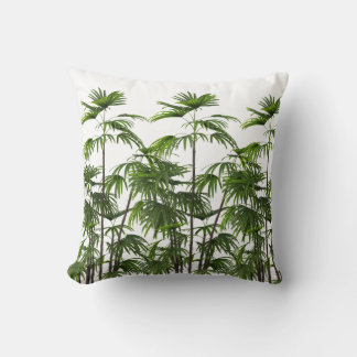 Tropical Lady Palm Grove Pillows