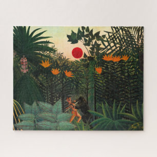 Tropical Landscape by Henri Rousseau Jigsaw Puzzle