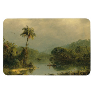 Tropical Landscape Frederic Edwin Church Magnet
