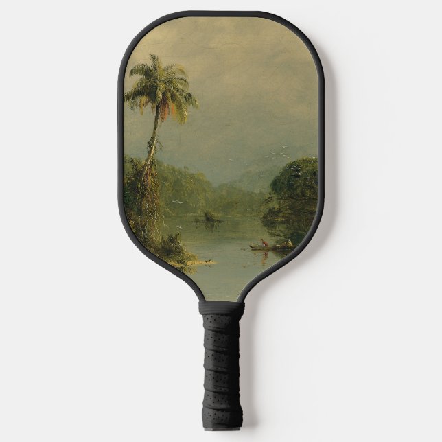 Tropical Landscape Frederic Edwin Church Pickleball Paddle (Front)