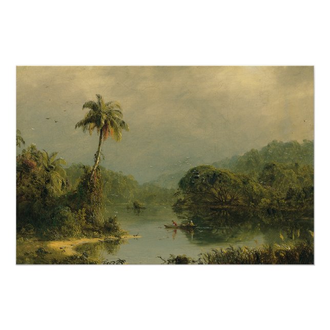 Tropical Landscape Frederic Edwin Church Poster (Front)