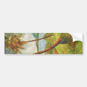 Tropical Landscape in Martinique (Charles Laval) Bumper Sticker