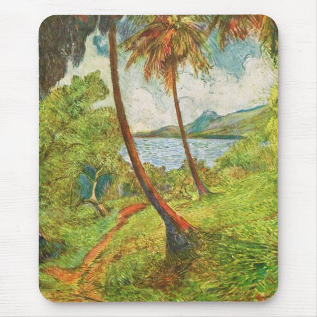 Tropical Landscape in Martinique (Charles Laval) Mouse Pad (Front)