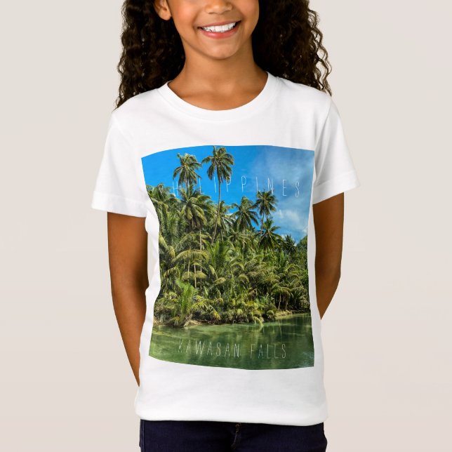 Tropical landscape, philippines, Kawasan falls Cas T-Shirt (Front)