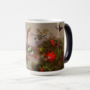 Tropical Landscape with Ten Hummingbirds Heade Magic Mug