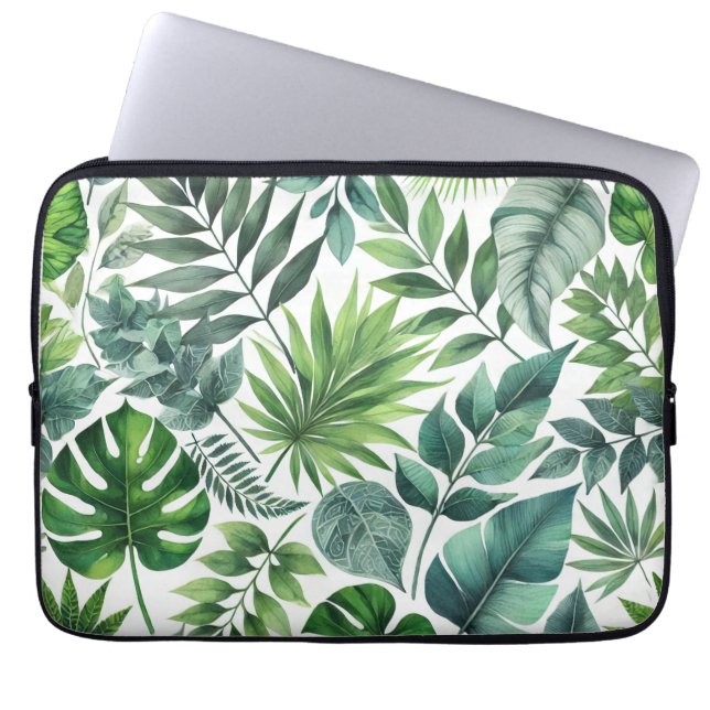 tropical laptop sleeve (Front)