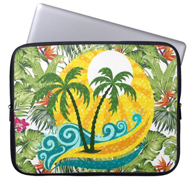 Tropical Laptop Sleeve (Front)