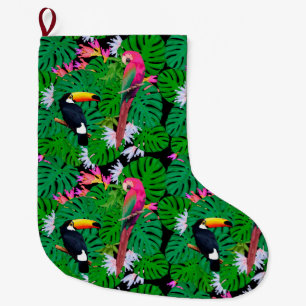 Tropical Large Christmas Stocking