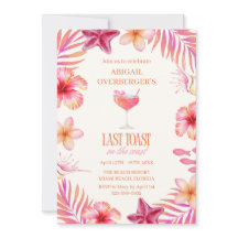 Tropical Last Toast on the Coast Bachelorette