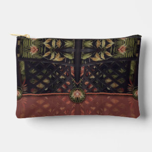 Tropical Latticework Clutch Print Cut Sew Bag