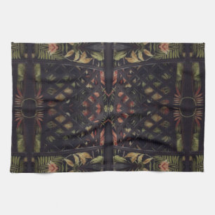 Tropical Latticework Tea Towel