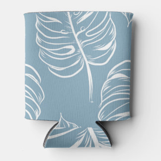 Tropical Leaf Abstract: Seamless Greenery. Can Cooler