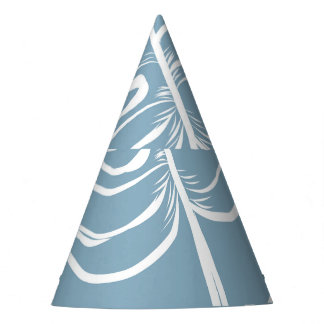 Tropical Leaf Abstract: Seamless Greenery. Party Hat
