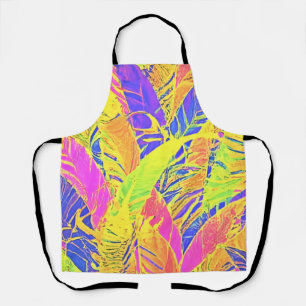 Tropical Leaf Art Apron
