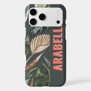 Tropical leaf botanical personalised name