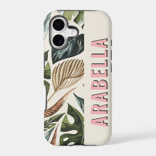 Tropical leaf botanical personalised name