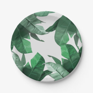 Tropical Leaf Paper Plates