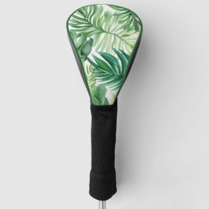 Tropical leaf Pattern Golf Head Cover