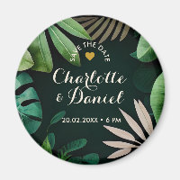 Tropical Leave Pattern | Wedding | Save The Date