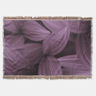 Tropical Leaves 10 Throw Blanket