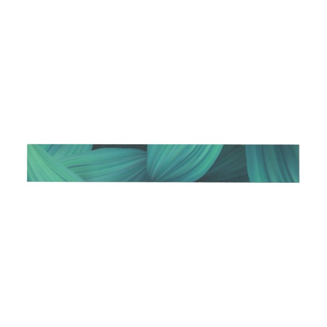 Tropical Leaves 11 Wrap Around Label (Individual)
