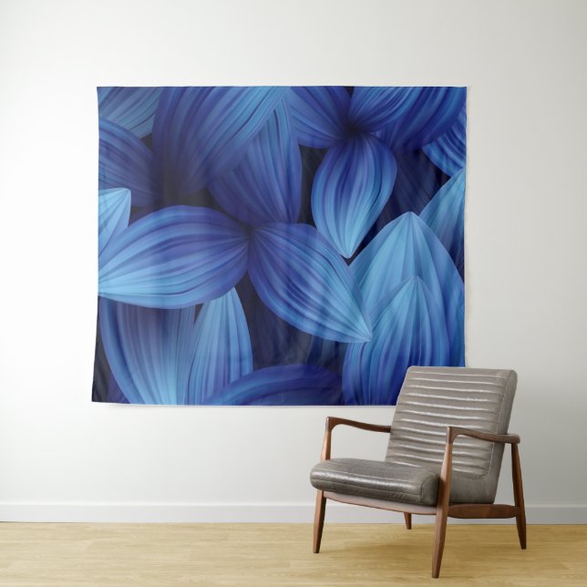 Tropical leaves 12 tapestry (In Situ (Horizontal))