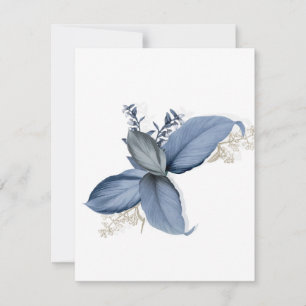 Tropical leaves 7 card