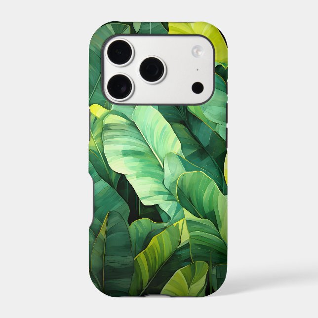 Tropical Leaves Abstract Botanical Jungle Nature (Back)