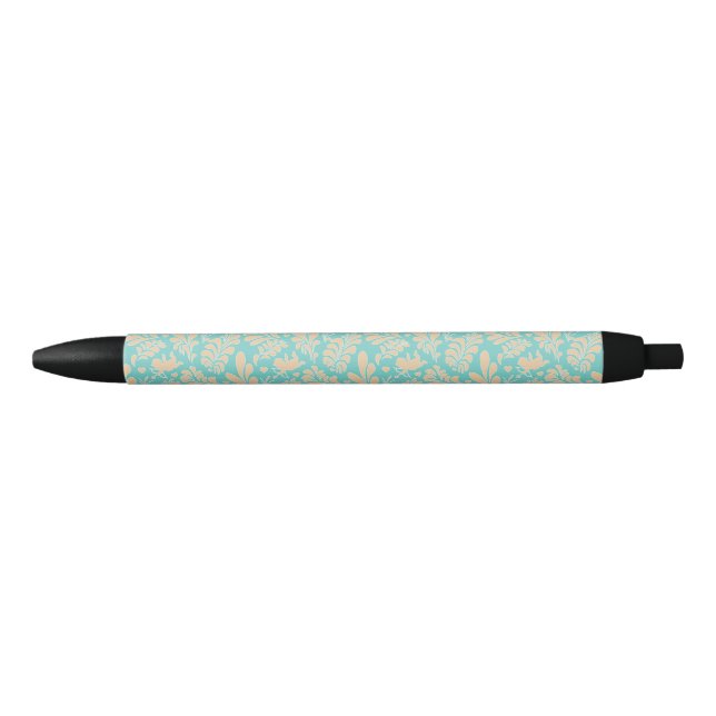 Tropical leaves black ink pen (Front)