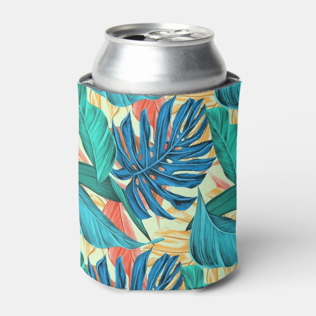 Tropical Leaves Can Cooler (Can Front)
