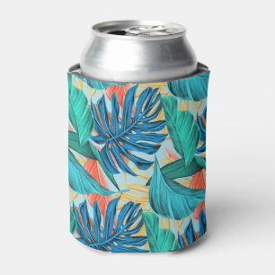 Tropical Leaves Can Cooler Your QR Code Scan Info