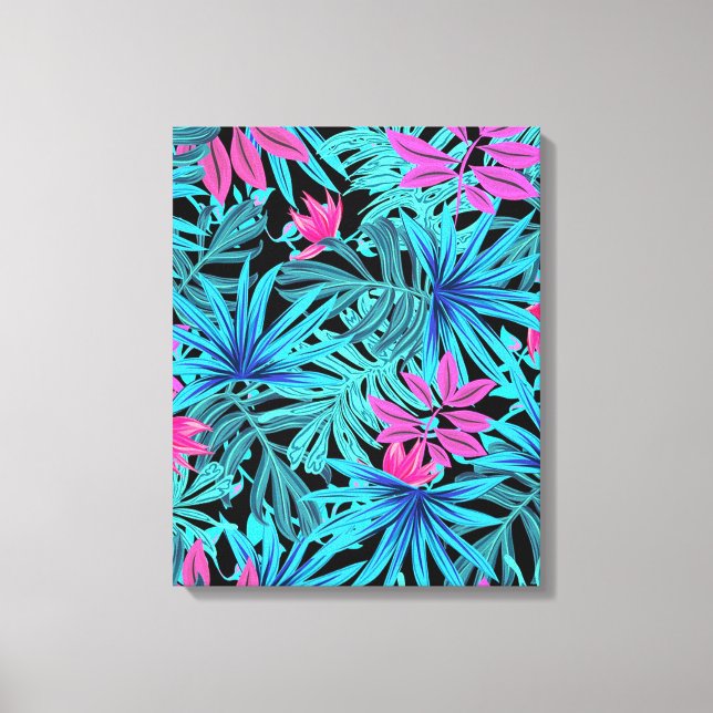 Tropical Leaves Canvas Print (Front)