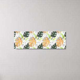 tropical leaves canvas print