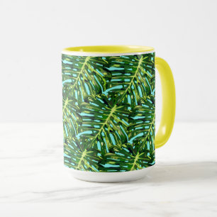 Tropical Leaves Coffee Mug