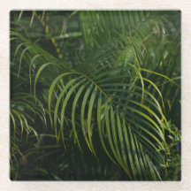 Tropical Leaves, Dark green botanical