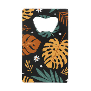 Tropical Leaves: Dark Vintage Seamless.