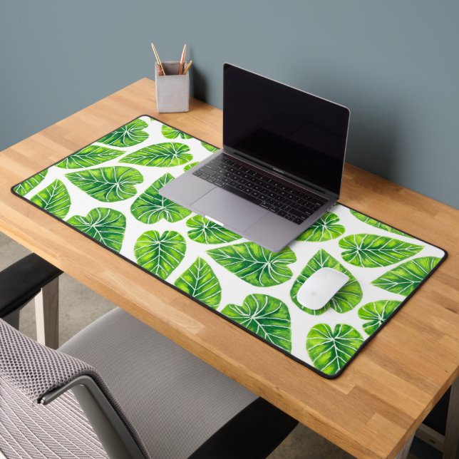 Tropical leaves desk mat (Office 2)