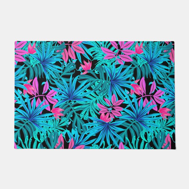 Tropical Leaves Doormat (Front)