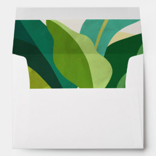 Tropical Leaves Envelope