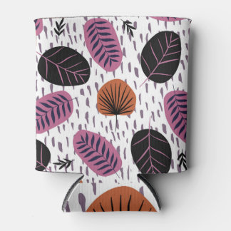 Tropical leaves, fashionable seamless pattern. can cooler