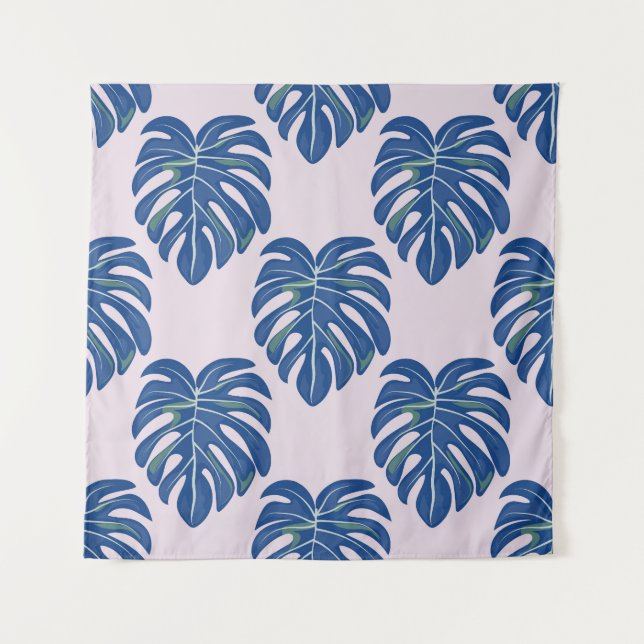 Tropical Leaves Fashionable Seamless Pattern Tapestry (Front)