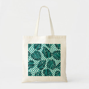 Tropical Leaves: Floral Seamless Pattern. Tote Bag