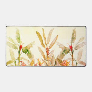 Tropical Leaves Large Desk Mat