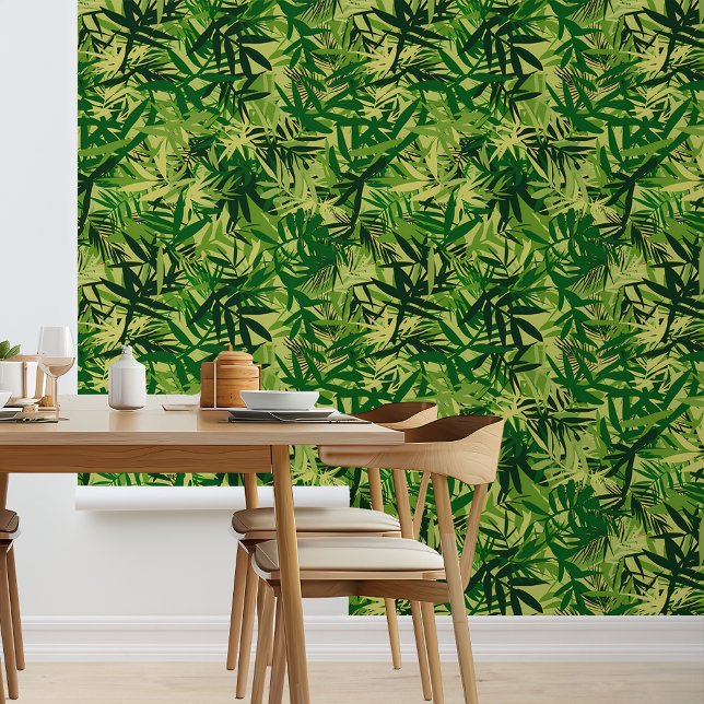 Tropical Leaves Leaf Green Yellow Wallpaper (Creator Uploaded)