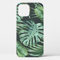 Tropical leaves, monstera, banana leaf, jungle fol