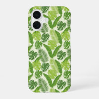 Tropical Leaves & Monstera Seamless Pattern